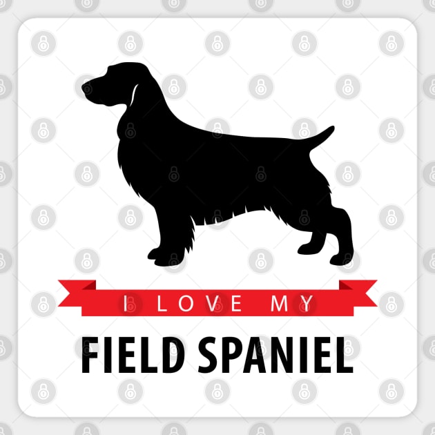 I Love My Field Spaniel Magnet by millersye